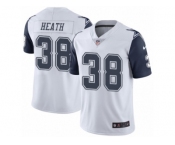 Youth Nike Dallas Cowboys #38 Jeff Heath Limited White Rush NFL Jersey
