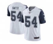 Youth Nike Dallas Cowboys #54 Jaylon Smith Limited White Rush NFL Jersey