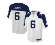 Youth Nike Dallas Cowboys #6 Chris Jones Game White Throwback Alternate NFL Jersey