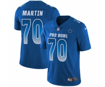 Youth Nike Dallas Cowboys #70 Zack Martin Limited Royal Blue NFC 2019 Pro Bowl NFL Jersey