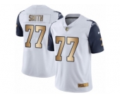 Youth Nike Dallas Cowboys #77 Tyron Smith Limited White Gold Rush NFL Jersey Youth Nike Dallas Cowboys #77 Tyron Smith Limited White Gold Rush NFL Jersey