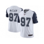 Youth Nike Dallas Cowboys #97 Terrell McClain Limited White Rush NFL Jersey