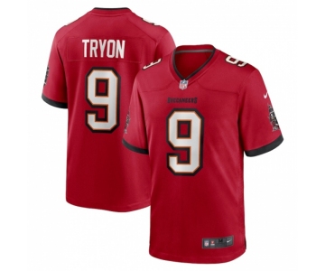 Men's Tampa Bay Buccaneers #9 Joe Tryon Nike Red 2021 NFL Draft First Round Pick  Game Jersey