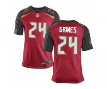 Men's Nike Tampa Bay Buccaneers #24 Brent Grimes Elite Red Team Color NFL Jersey