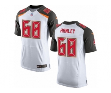 Men's Nike Tampa Bay Buccaneers #68 Joe Hawley Elite White NFL Jersey