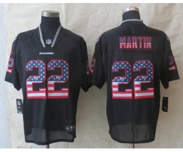 nike nfl jerseys tampa bay buccaneers #22 martin black[Elite USA flag fashion]