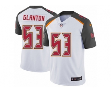 Men Nike Tampa Bay Buccaneers #53 Adarius Glanton White Vapor Untouchable Limited Player NFL Jersey