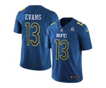Men's Nike Tampa Bay Buccaneers #13 Mike Evans Limited Blue 2017 Pro Bowl NFL Jersey