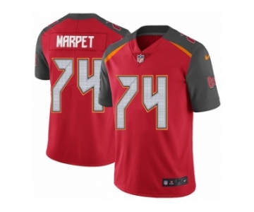 Men's Nike Tampa Bay Buccaneers #74 Ali Marpet Vapor Untouchable Limited Red Team Color NFL Jersey