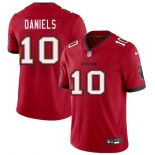 Men's Tampa Bay Buccaneers #10 Jalon Daniels Red 2026 Draft Vapor Limited Football Stitched Jersey