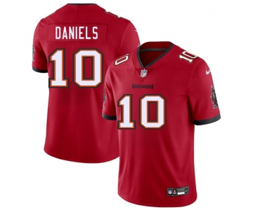 Men's Tampa Bay Buccaneers #10 Jalon Daniels Red 2026 Draft Vapor Limited Football Stitched Jersey
