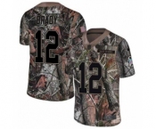 Men's Tampa Bay Buccaneers #12 Tom Brady Limited Camo Rush Realtree Football Jersey