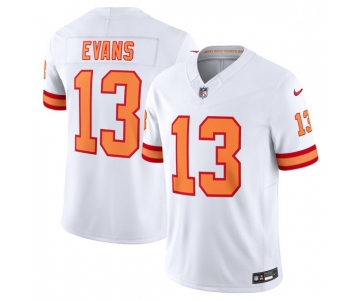 Men's Tampa Bay Buccaneers #13 Mike Evans White 2025 F.U.S.E. Vapor Limited Football Stitched Jersey