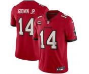 Men's Tampa Bay Buccaneers #14 Chris Godwin Jr Red 2026 With 2-Star C Patch Vapor Limited Football Stitched Jersey Men's Tampa Bay Buccaneers #14 Chris Godwin Jr Red 2026 With 2-Star C Patch Vapor Limited Football Stitched Jersey