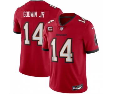 Men's Tampa Bay Buccaneers #14 Chris Godwin Jr Red 2026 With 2-Star C Patch Vapor Limited Football Stitched Jersey