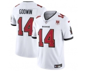 Men's Tampa Bay Buccaneers #14 Chris Godwin White 2025 50th Season patch Vapor Untouchable Limited Football Stitched Jersey