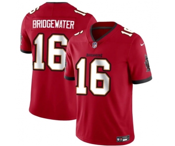 Men's Tampa Bay Buccaneers #16 Teddy Bridgewater Red Vapor Limited Football Stitched Jersey