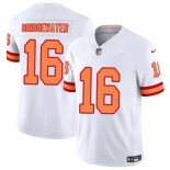 Men's Tampa Bay Buccaneers #16 Teddy Bridgewater White 2025 F.U.S.E. Vapor Limited Football Stitched Jersey