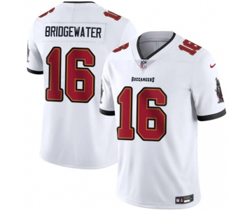 Men's Tampa Bay Buccaneers #16 Teddy Bridgewater White Vapor Limited Football Stitched Jersey