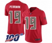 Men's Tampa Bay Buccaneers #19 Breshad Perriman Limited Red Rush Vapor Untouchable 100th Season Football Jersey Men's Tampa Bay Buccaneers #19 Breshad Perriman Limited Red Rush Vapor Untouchable 100th Season Football Jersey