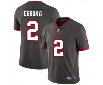 Men's Tampa Bay Buccaneers #2 Emeka Egbuka New Gray 2025 Draft Vapor Untouchable Limited Football Stitched Jersey