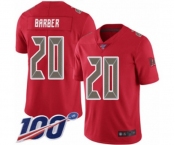 Men's Tampa Bay Buccaneers #20 Ronde Barber Limited Red Rush Vapor Untouchable 100th Season Football Jersey Men's Tampa Bay Buccaneers #20 Ronde Barber Limited Red Rush Vapor Untouchable 100th Season Football Jersey