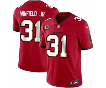 Men's Tampa Bay Buccaneers #31 Antoine Winfield Jr White 2026 With 4-Star C Patch Vapor Limited Football Stitched Jersey