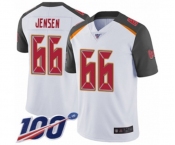 Men's Tampa Bay Buccaneers #66 Ryan Jensen White Vapor Untouchable Limited Player 100th Season Football Jersey Men's Tampa Bay Buccaneers #66 Ryan Jensen White Vapor Untouchable Limited Player 100th Season Football Jersey