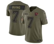 Men's Tampa Bay Buccaneers #7 Bucky Irving Olive 2025 Salute to Service Limited Football Stitched Jersey Men's Tampa Bay Buccaneers #7 Bucky Irving Olive 2025 Salute to Service Limited Football Stitched Jersey