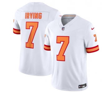 Men's Tampa Bay Buccaneers #7 Bucky Irving White 2025 F.U.S.E. Vapor Limited Football Stitched Jersey
