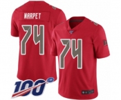 Men's Tampa Bay Buccaneers #74 Ali Marpet Limited Red Rush Vapor Untouchable 100th Season Football Jersey Men's Tampa Bay Buccaneers #74 Ali Marpet Limited Red Rush Vapor Untouchable 100th Season Football Jersey