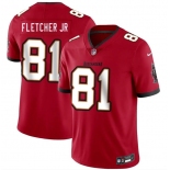 Men's Tampa Bay Buccaneers #81 Kenny Fletcher Jr Red 2026 Draft Vapor Limited Football Stitched Jersey Men's Tampa Bay Buccaneers #81 Kenny Fletcher Jr Red 2026 Draft Vapor Limited Football Stitched Jersey