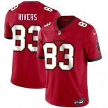 Men's Tampa Bay Buccaneers #83 Eric Rivers Red 2026 Draft Vapor Limited Football Stitched Jersey Men's Tampa Bay Buccaneers #83 Eric Rivers Red 2026 Draft Vapor Limited Football Stitched Jersey