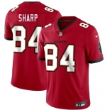 Men's Tampa Bay Buccaneers #84 Bauer Sharp Red 2026 Draft Vapor Limited Football Stitched Jersey Men's Tampa Bay Buccaneers #84 Bauer Sharp Red 2026 Draft Vapor Limited Football Stitched Jersey