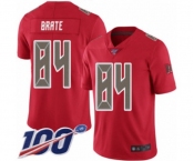 Men's Tampa Bay Buccaneers #84 Cameron Brate Limited Red Rush Vapor Untouchable 100th Season Football Jersey Men's Tampa Bay Buccaneers #84 Cameron Brate Limited Red Rush Vapor Untouchable 100th Season Football Jersey