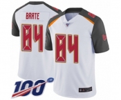 Men's Tampa Bay Buccaneers #84 Cameron Brate White Vapor Untouchable Limited Player 100th Season Football Jersey Men's Tampa Bay Buccaneers #84 Cameron Brate White Vapor Untouchable Limited Player 100th Season Football Jersey