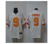 Men's Tampa Bay Buccaneers #9 Emeka Egbuka White 2025 F.U.S.E. Vapor Limited Football Stitched Jersey