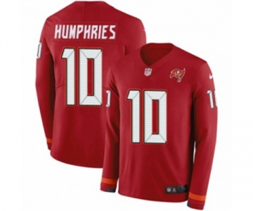 Nike Tampa Bay Buccaneers #10 Adam Humphries Limited Red Therma Long Sleeve NFL Jersey
