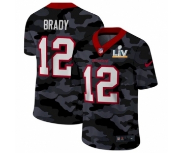 Tampa Bay Buccaneers #12 Tom Brady Camo 2021 Super Bowl LV Jersey