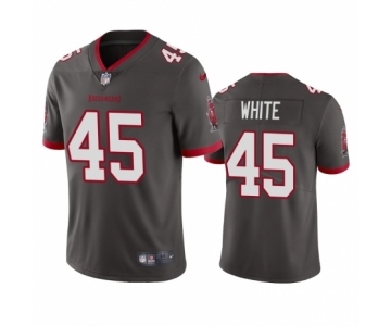 Tampa Bay Buccaneers #45 Devin White Pewter 2020 Vapor Limited Jersey
