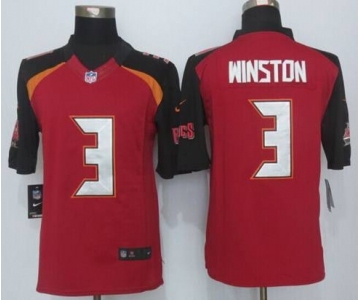 nike nfl jerseys tampa bay buccaneers #3 winston red[nike limited]