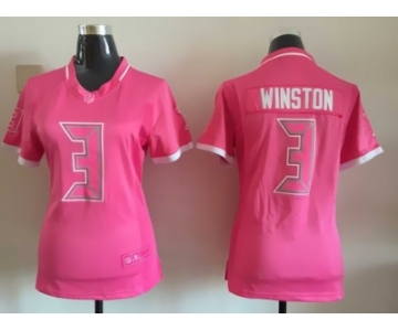 2015 Women Nike Tampa Bay Buccaneers #3 Winston pink jerseys
