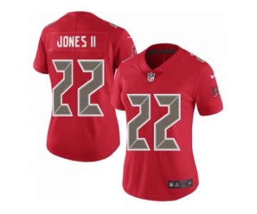 Women Nike Tampa Bay Buccaneers #22 Ronald Jones II Red Stitched NFL Limited Rush Jersey