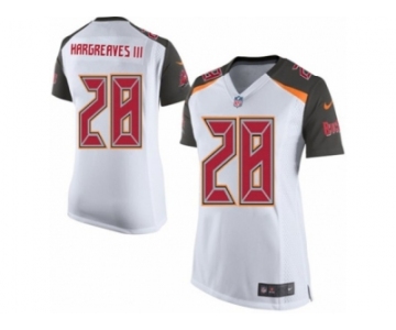Women's Nike Tampa Bay Buccaneers #28 Vernon Hargreaves III Game White NFL Jersey
