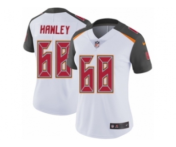 Women's Nike Tampa Bay Buccaneers #68 Joe Hawley Vapor Untouchable Limited White NFL Jersey