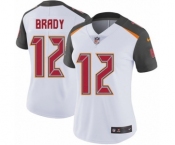 Women's Tampa Bay Buccaneers #12 Tom Brady White Vapor Untouchable Limited Player Football Jersey