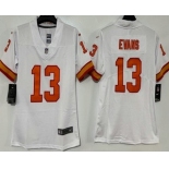 Women's Tampa Bay Buccaneers #13 Mike Evans Limited White Throwback Vapor Jersey
