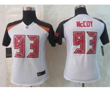 nike women nfl jerseys tampa bay buccaneers #93 mccoy white[nike limited][2014 new]