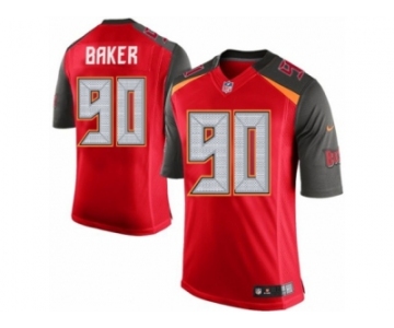 Youth Nike Tampa Bay Buccaneers #90 Chris Baker Limited Red Team Color NFL Jersey