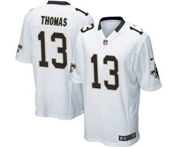 Men's Nike New Orleans Saints #13 Michael Thomas Game White NFL Jersey